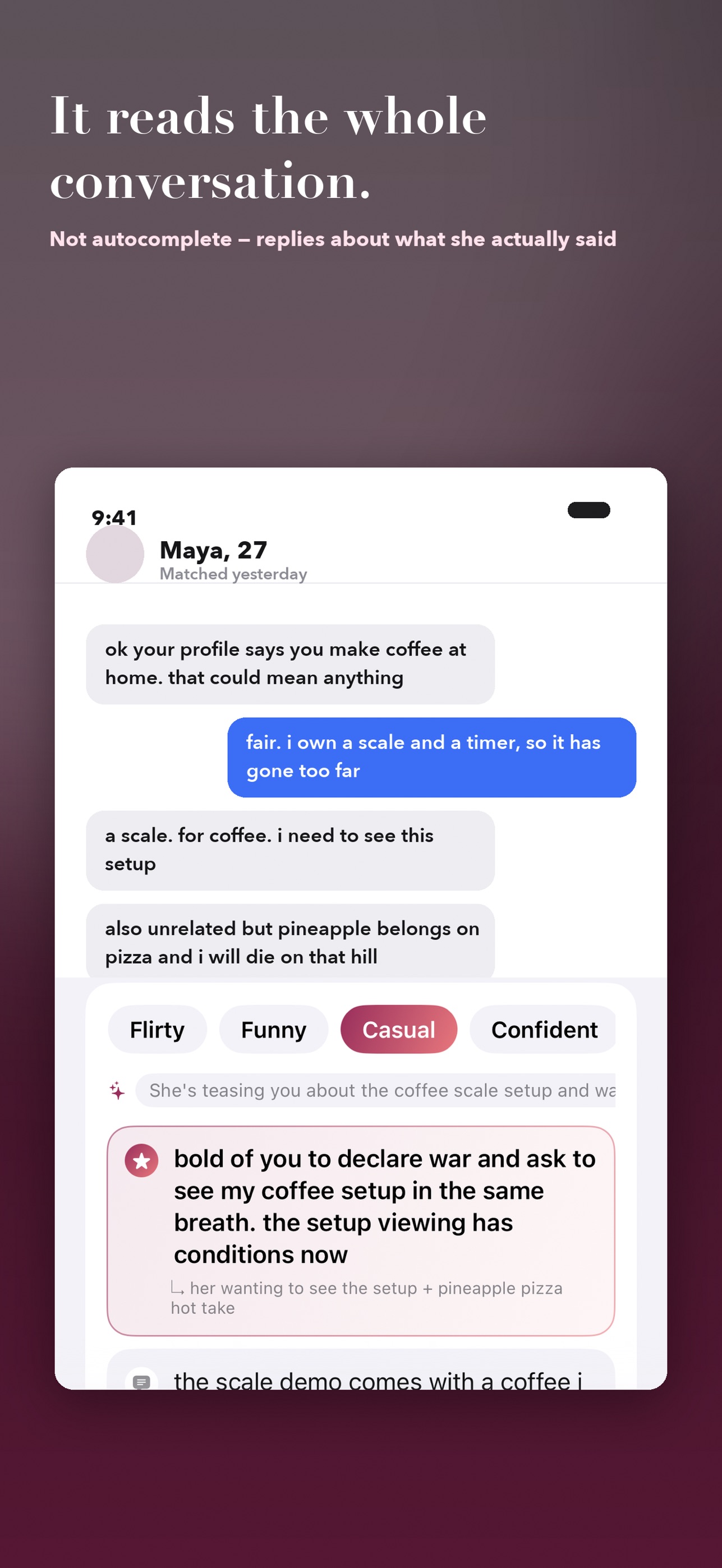 Screenshot 6 of Élan: Dating Replies