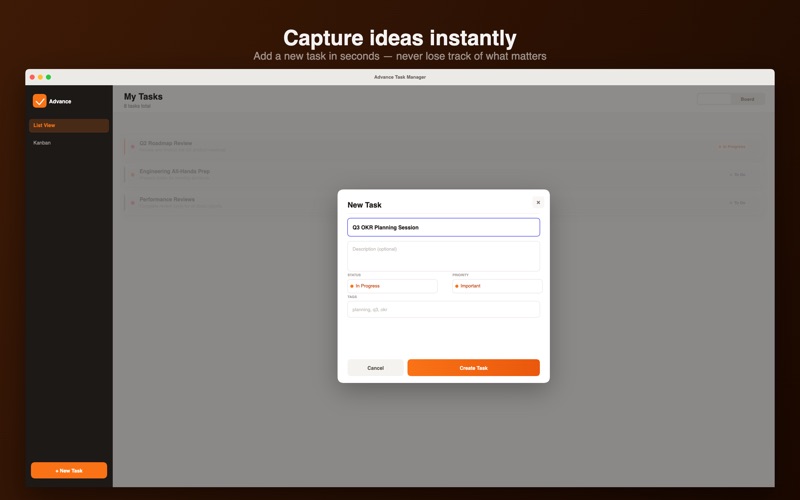 Advance Task Manager screenshot