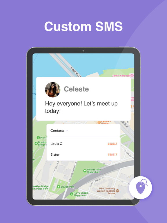 Friend Tracker: Locate Friends iPad screenshot 5 - Navigation app