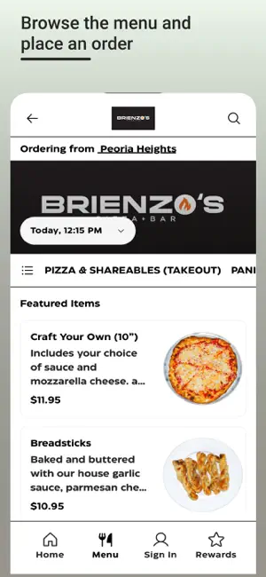 Brienzo's Pizza screenshot 2