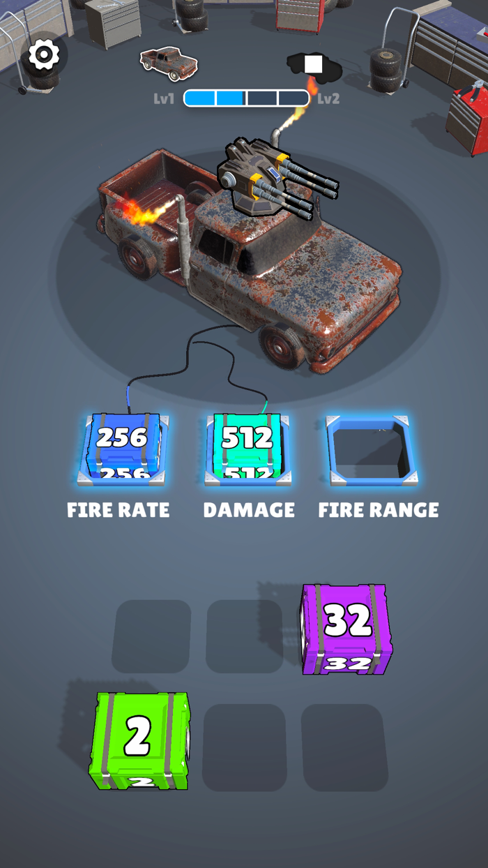 Car Rush Merge Cubes