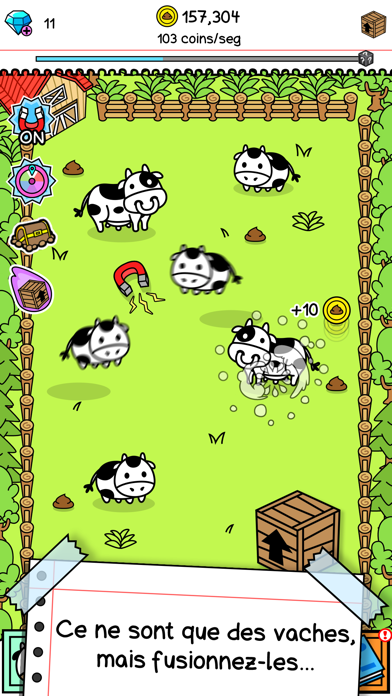 Screenshot #1 pour Cow Evolution : Jeu de Vache
