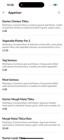 Mannat Indian Restaurant screenshot