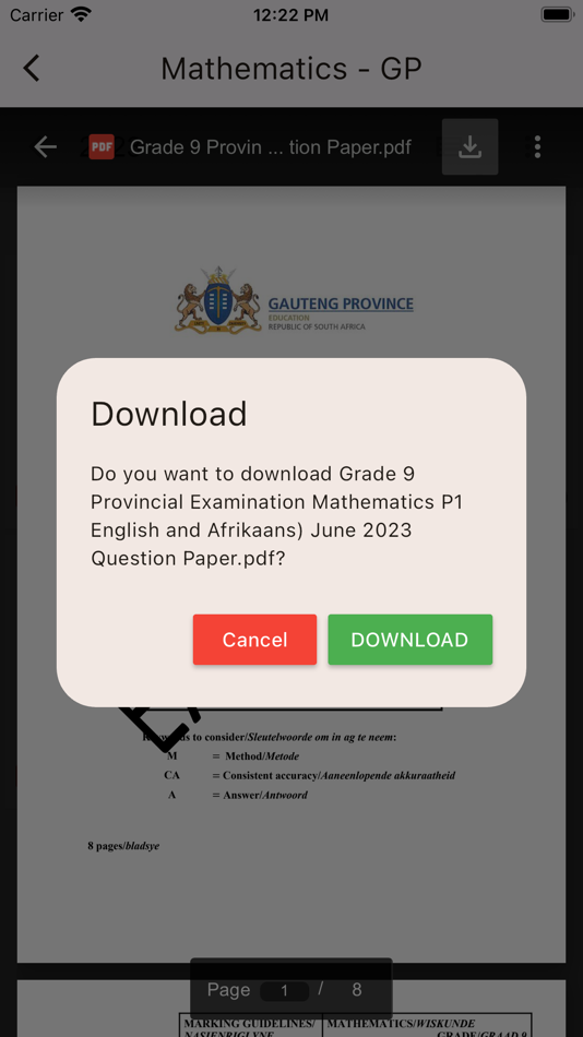 #9. Grade 9 Exam Papers (iOS) 由: Selborn Arnold Zandamela