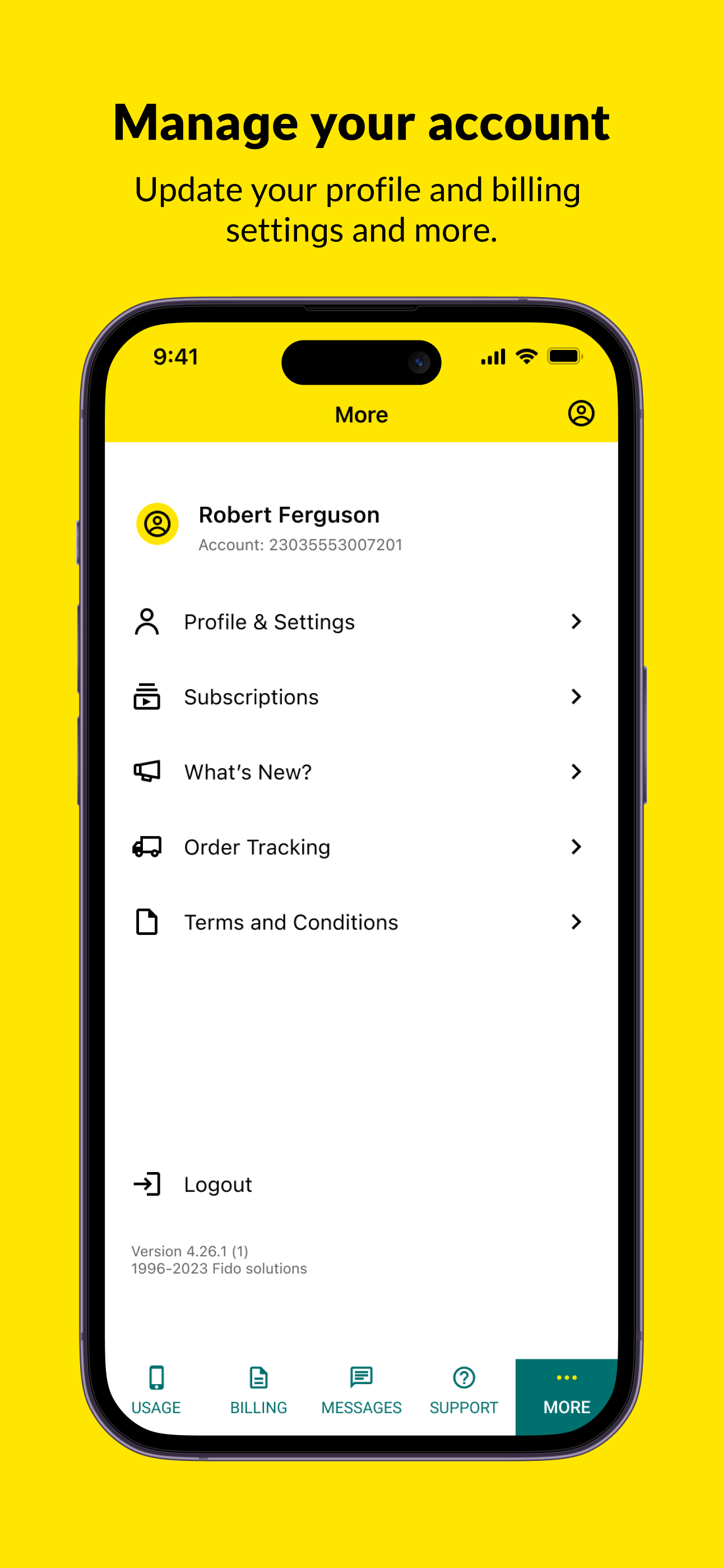 Fido My Account