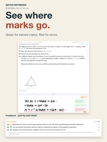 Maths Retriever iPad screenshot