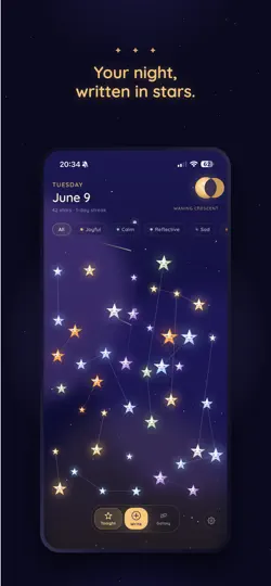 Screenshot von Stellar: Mood Journal & Stars auf dem iPhone 1