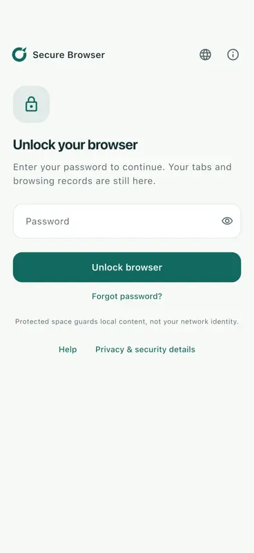 Secure Browser: App Lock screenshot 4 of 4