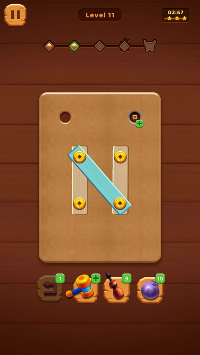 Nuts Bolts Wood Puzzle Games Screenshot