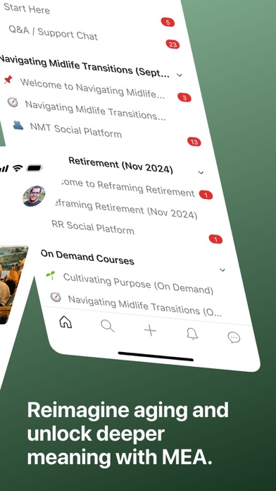 MEA Wisdom iPhone screenshot 2 - Social Networking app