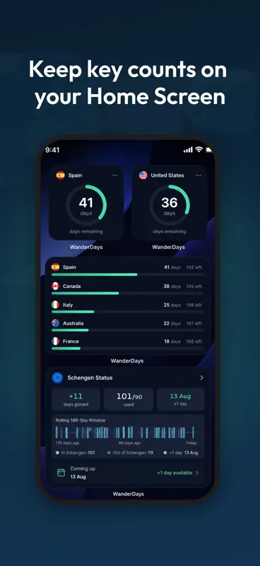 WanderDays: Travel Day Counter screenshot 6 of 10