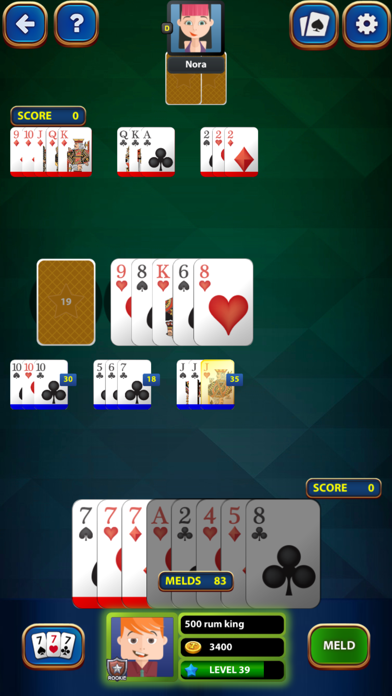Rummy 500 Classic Card Game Screenshot