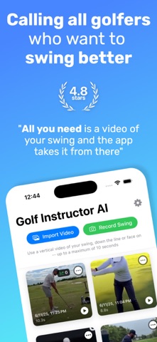 Golf Instructor AI screenshot