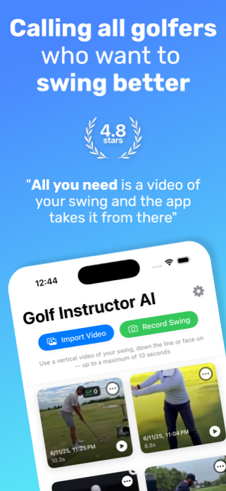 Golf Instructor AI Screenshot 1 of 4