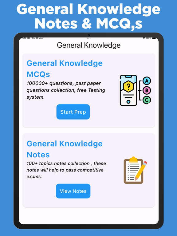 General Knowledge Notes & MCQs