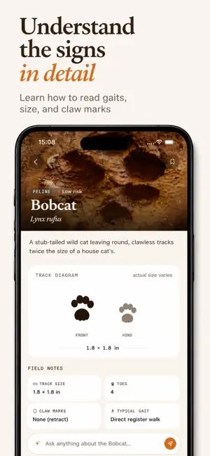 Animal Track Identifier: Paw screenshot 3
