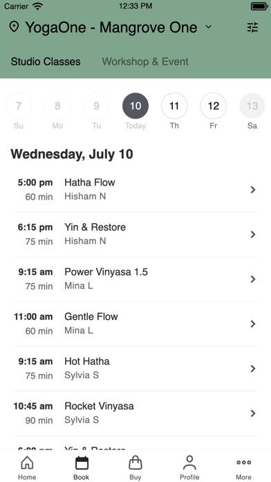 YogaOne UAE Screenshot