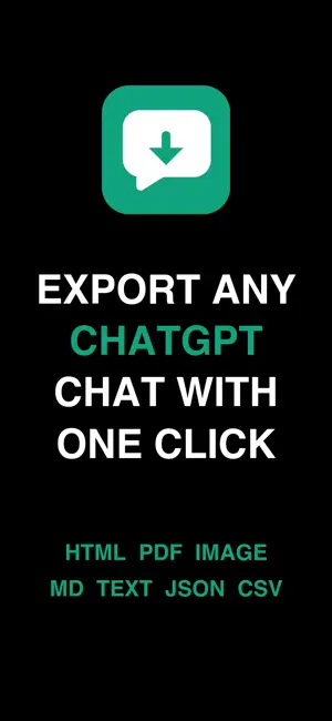GPTExporter: Export AI Chats screenshot 1