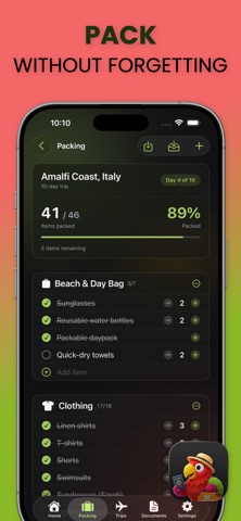 Travel Buddy – Trip Planner iPhone screenshot