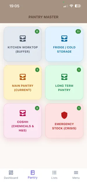Pantry Master screenshot 1