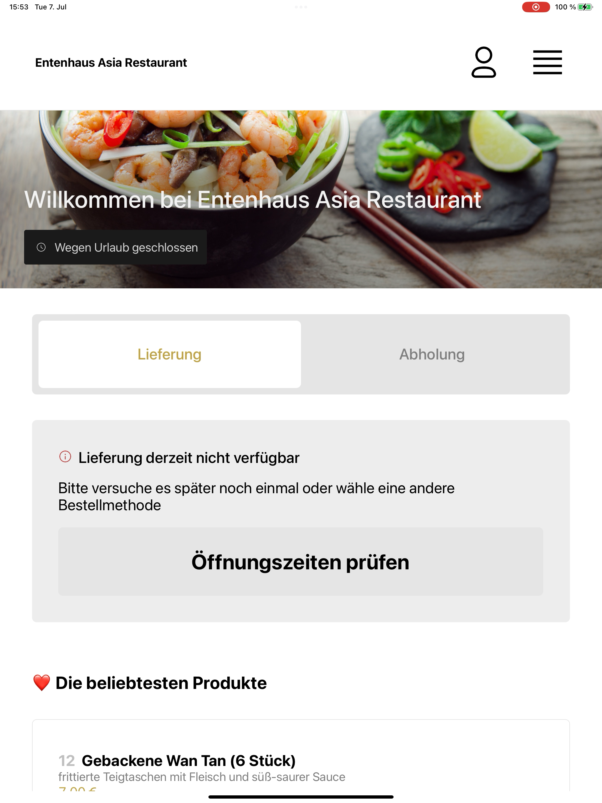 Entenhaus Asia Restaurant screenshot 10