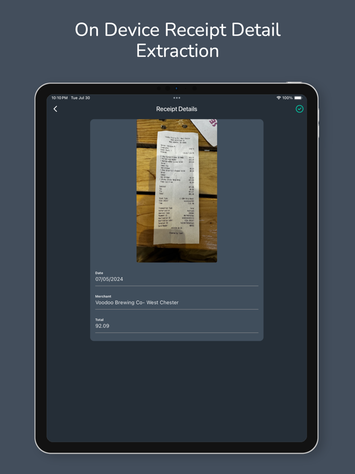 Expense It - Receipt Tracker