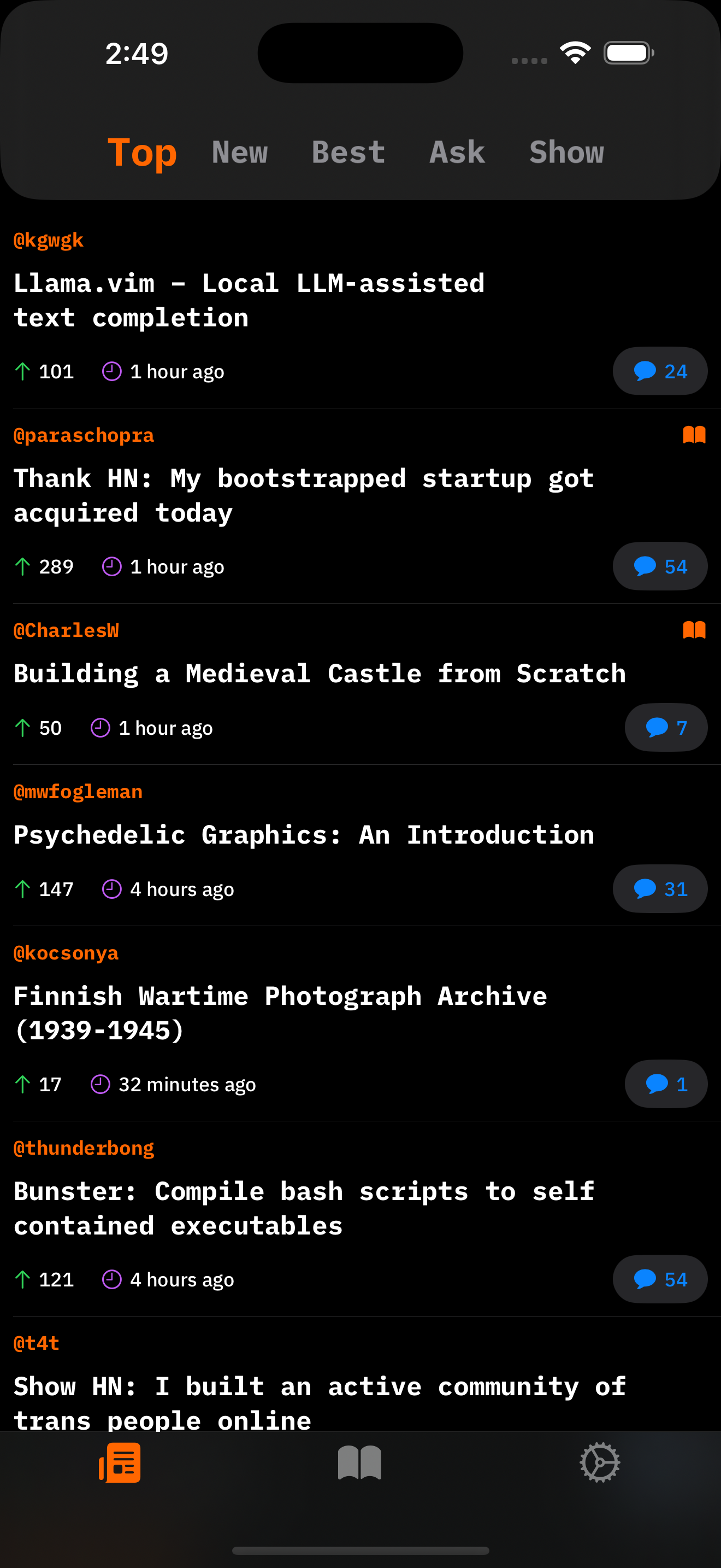 Hacker News by Emerge