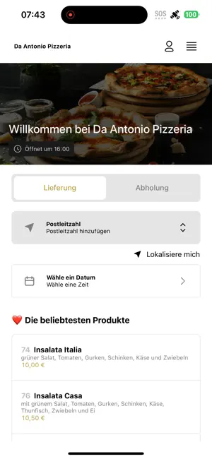 Da Antonio Pizzeria screenshot 1