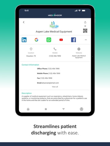 MedVendor ipad screenshot 3
