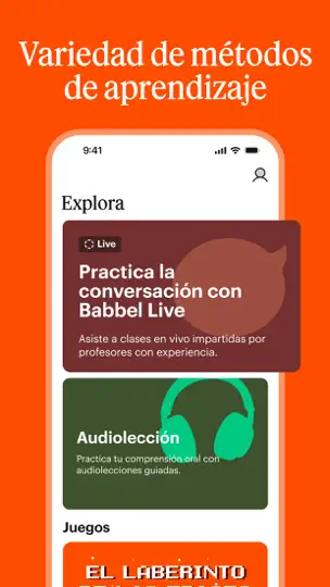 Captura de pantalla de Babbel – Aprender Idiomas en iPhone 5