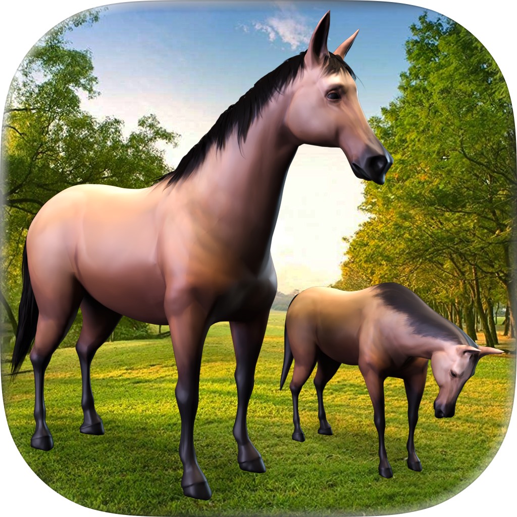 Apple App Store cover for My Pregnant Horse Simulator 3D