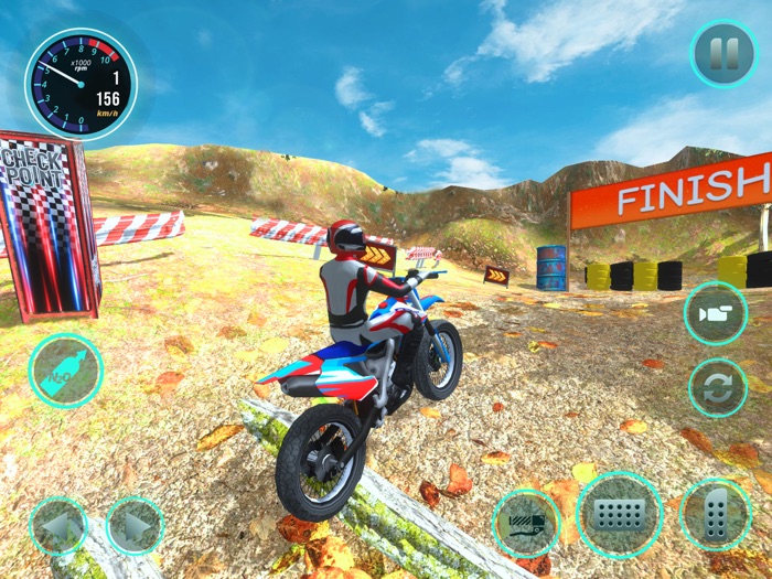 Dirt Bike Stunts Trail Rider