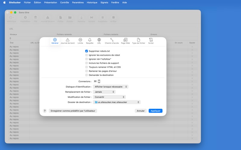 Screenshot #2 pour SiteSucker