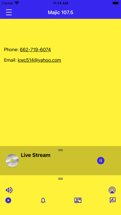 Majic 107.5 iPhone screenshot 3 - Entertainment app