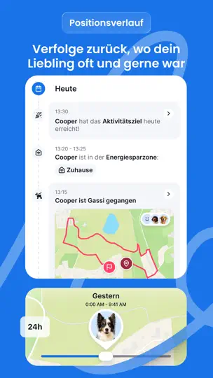 Screenshot von Tractive GPS - Hunde / Katzen auf dem iPhone 7