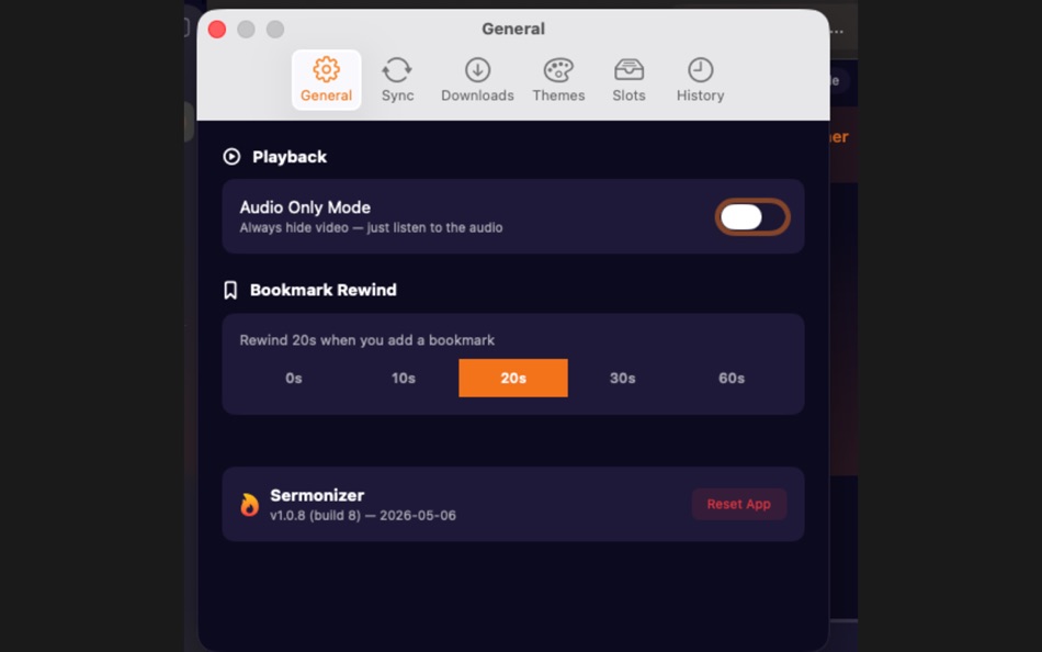 #3. Sermonizer (macOS) By: James Kinsman