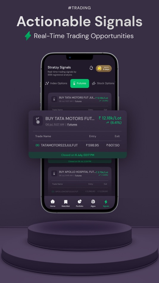 #6. Stratzy: Smart Algo Trading (iOS) 由: STRATZY FINTECH PRIVATE LIMITED