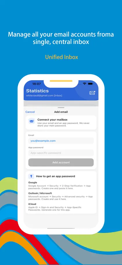 Screenshot 4 von 5 zu Wonder Mail - Inbox Cleaner