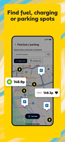 The AA iPhone screenshot 2