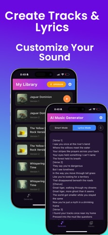 AI Song Music Generator - Jano iPhone screenshot