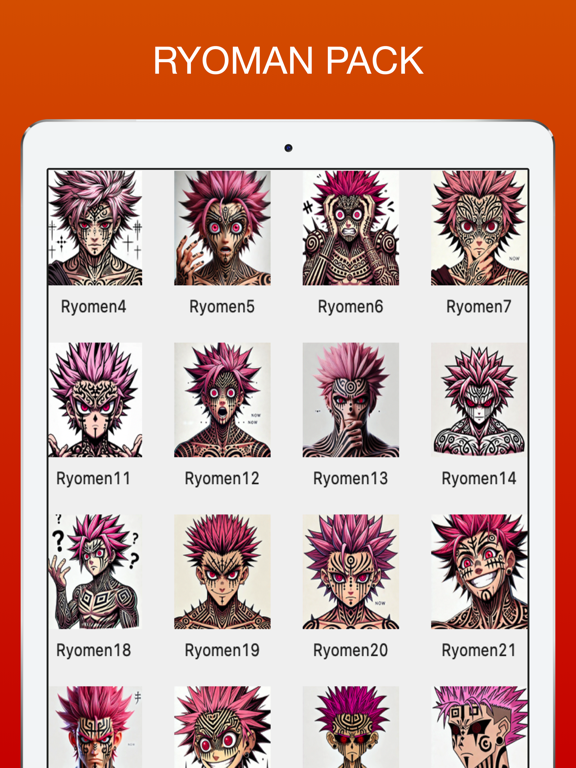 Screenshot #5 pour Sukuna Stickers - Cursed Emoji