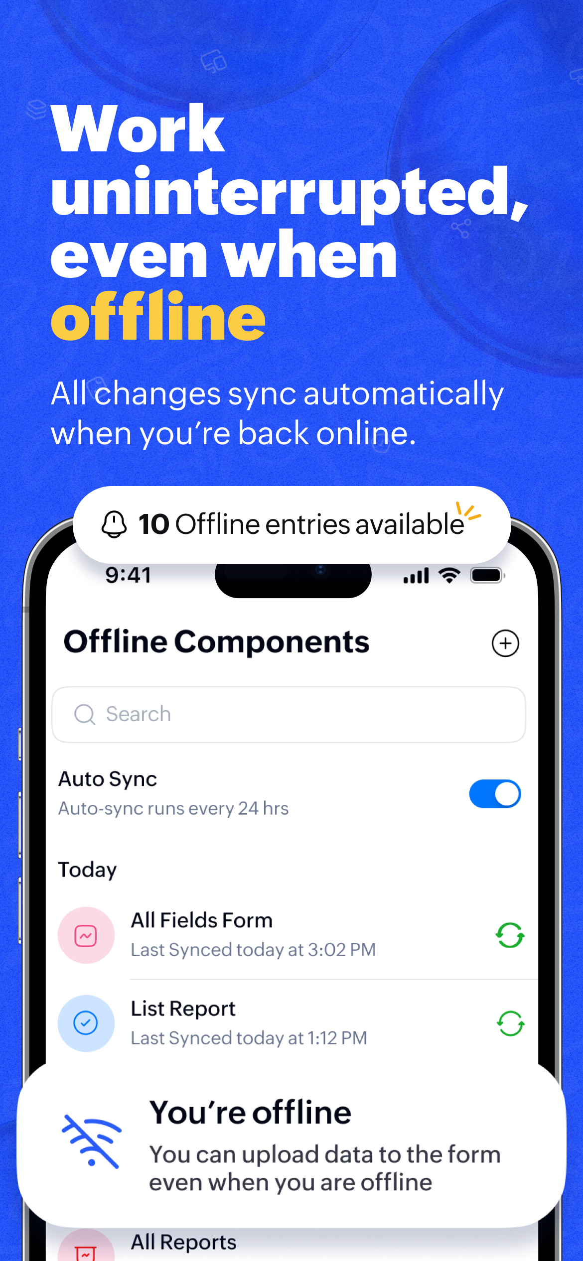 Customer Portal - Zoho Creator
