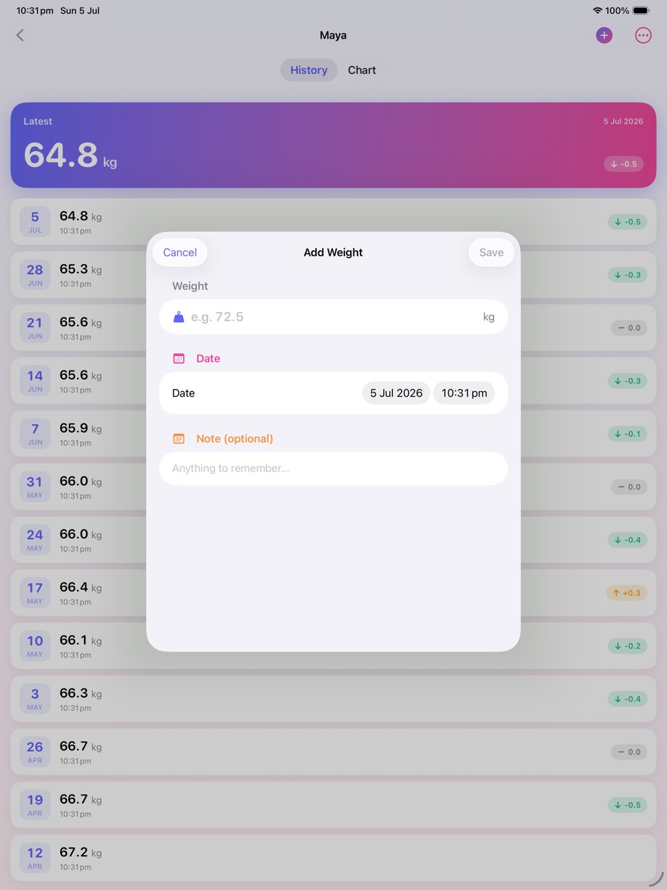 iPad screenshot