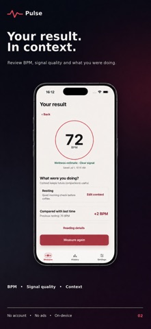 Pulse: Heart Rate Tracker Screenshot 2 of 5