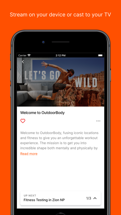 OutdoorBody Screenshot