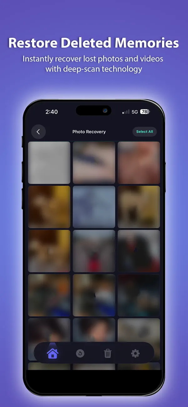 Screenshot #2 pour Ai Media Recover photos videos
