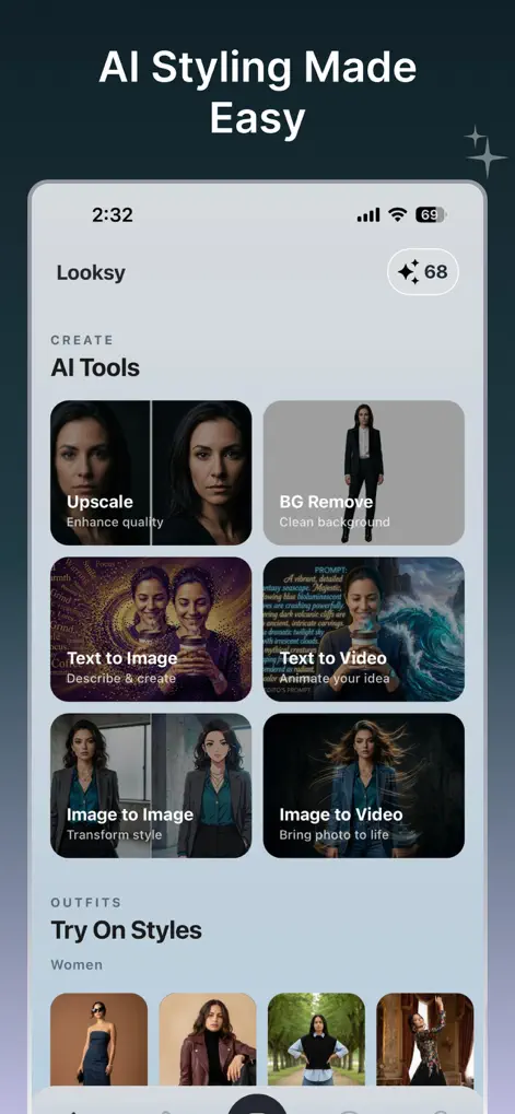 Looksy - AI Outfit Changer - App de Foto y vídeo | MWM