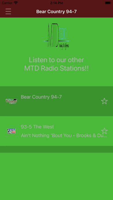 Bear Country 94.7 Screenshot