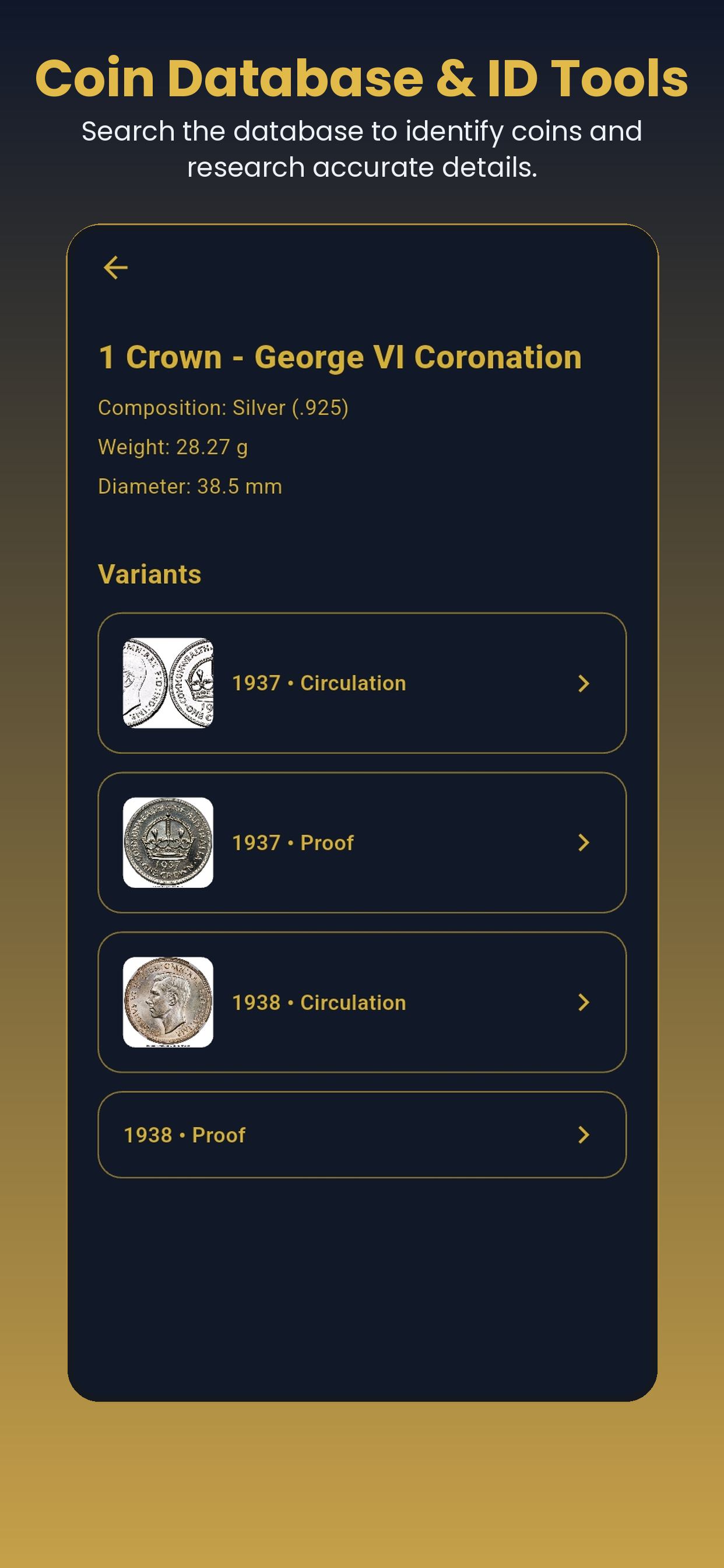 AU Coin App - NumisTrack screenshot 5