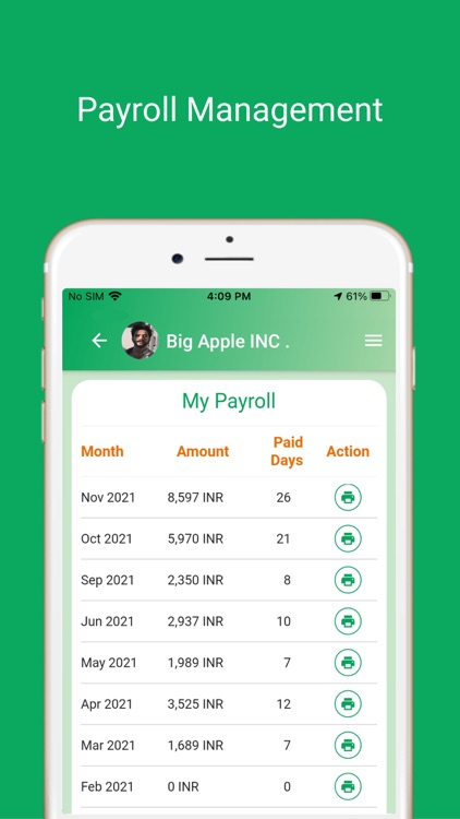 Payroll & HRMS App - ubiHRM